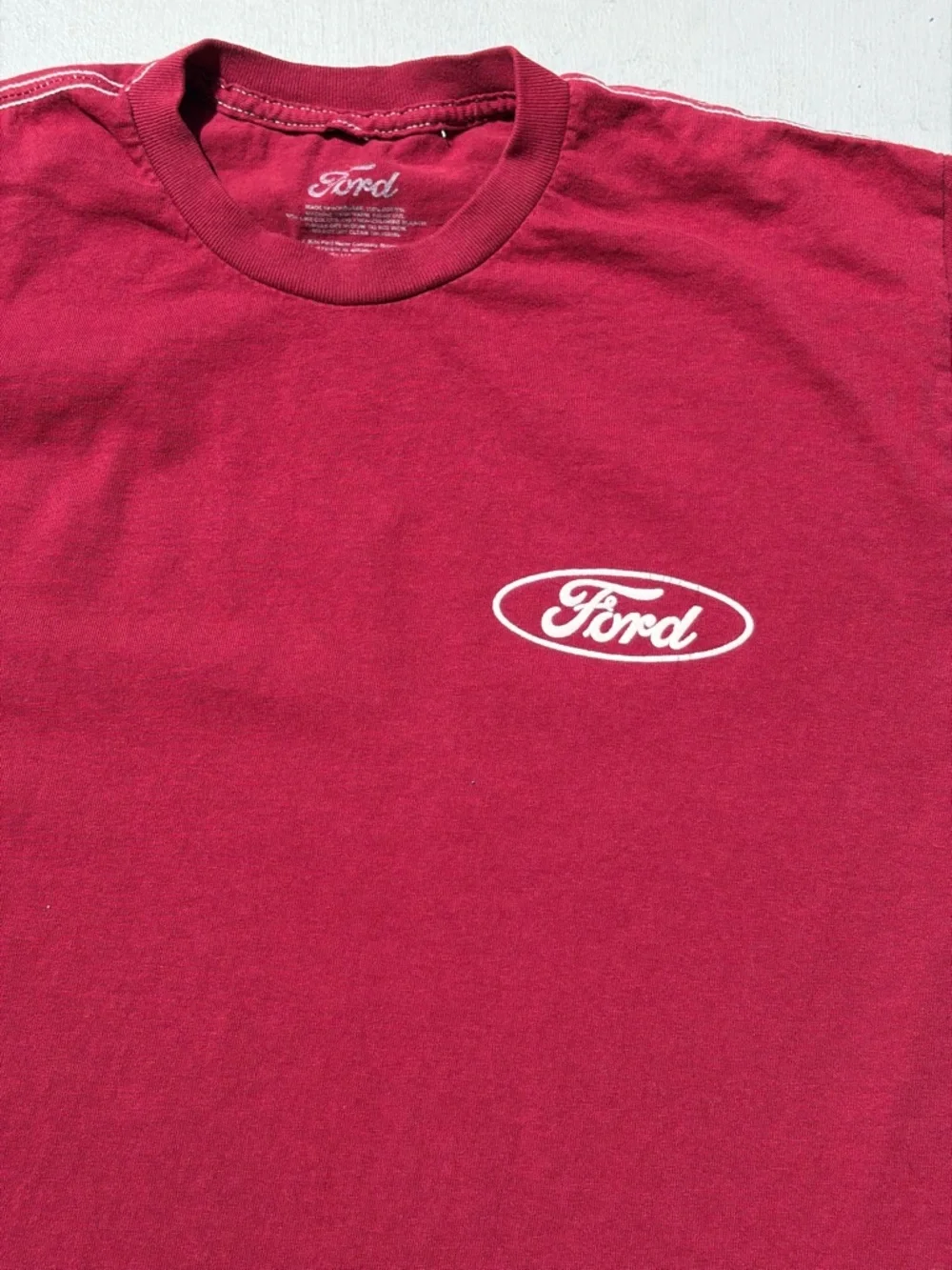 Men's Ford T-Shirt Red Mustang S Racing Cars Bullitt 1969 Muscle‎ American Speed